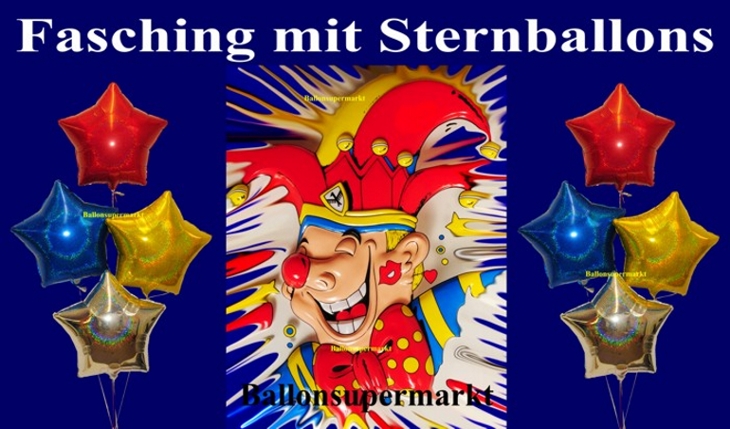 Fasching mit Folienballons